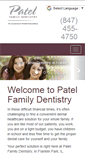 Mobile Screenshot of patelfamilydentist.com